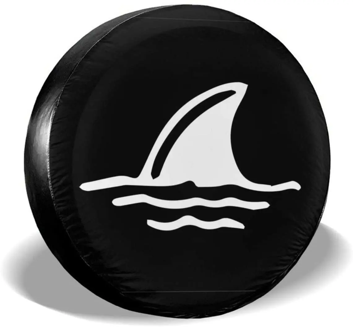 

Shark Fin in Water Spare Tire Cover Waterproof Dust-Proof UV Sun Wheel Tire Cover Fit for Jeep,Trailer, RV, SUV and Many Vehicle