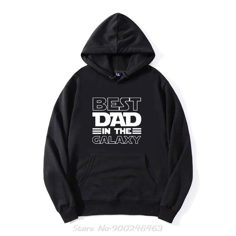 Best Dad In The Galaxy Hoodie Lustiges Vatertagsgeschenk Geburtstagsgeschenke für Papa Vater Männer Hband Hoody Baumwollpullover Sweatshirt