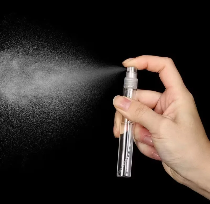 Refillable Clear Glass Perfume Atomizer with Filling Tools for Essential Oils and Cosmetics