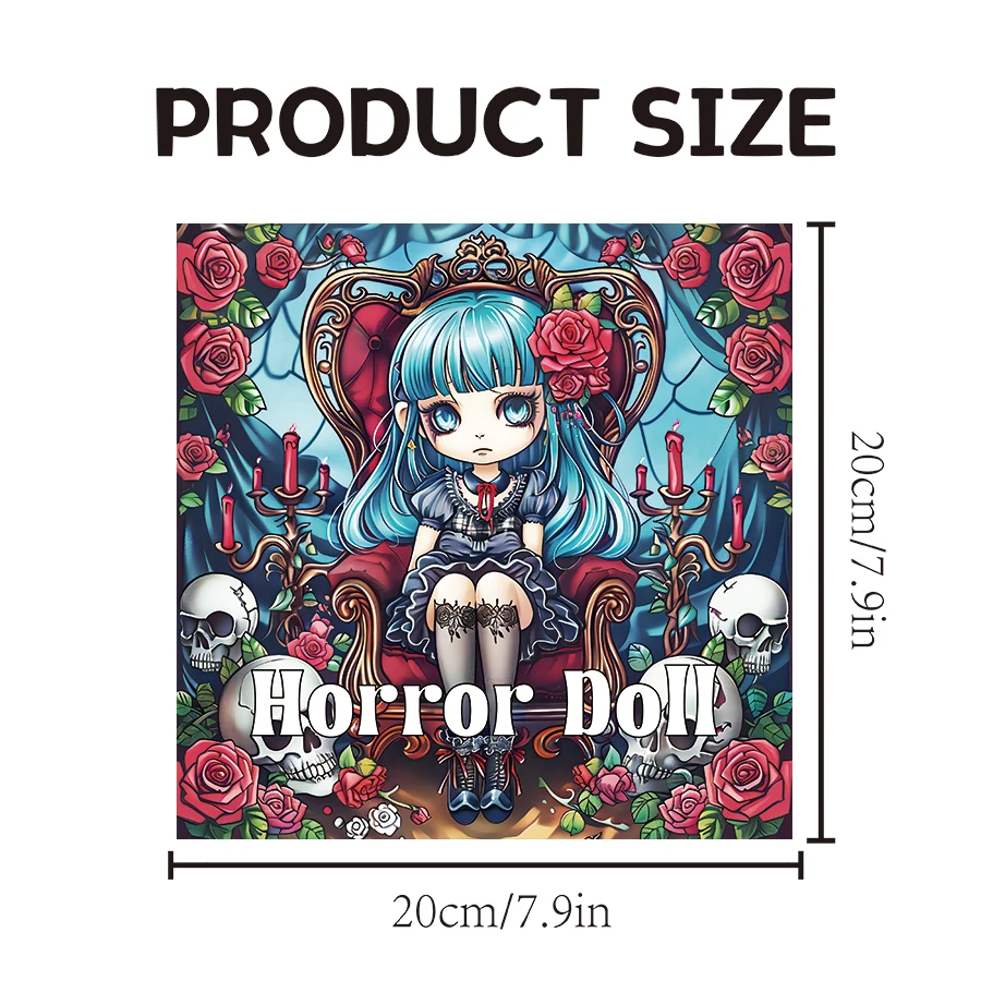 Horror Doll Coloring Book: Stress-Relief Graffiti Art