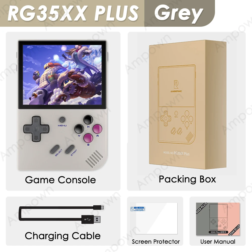 RG35XX  PLUS　グリップ付き ANBERNIC RG35XX Plus – anbernic