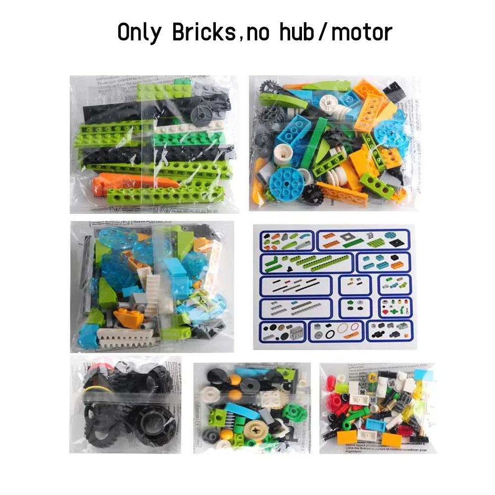 DIYmall レゴ互換 We-Do 2.0 プログラミングブロック STEM教育と知能開発のためのテクノロジー玩具