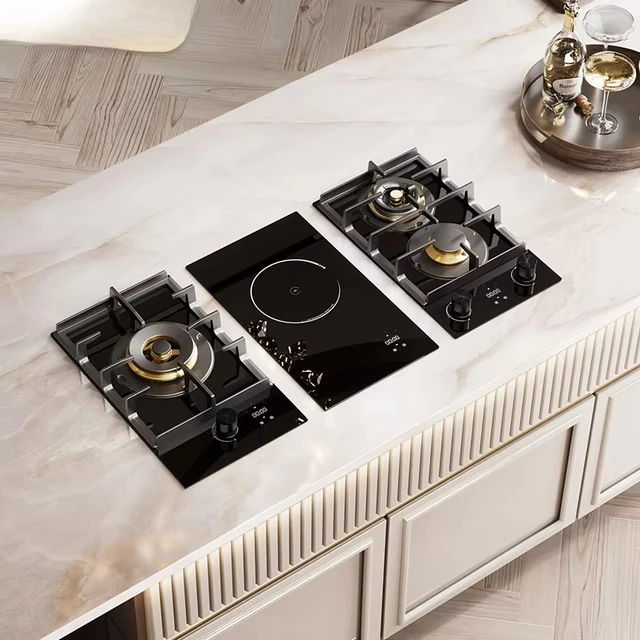 Cuisinière microcristalline 4 mm avec plaque de cuisson pour montage encastré sur comptoir Compatible basse tension 1