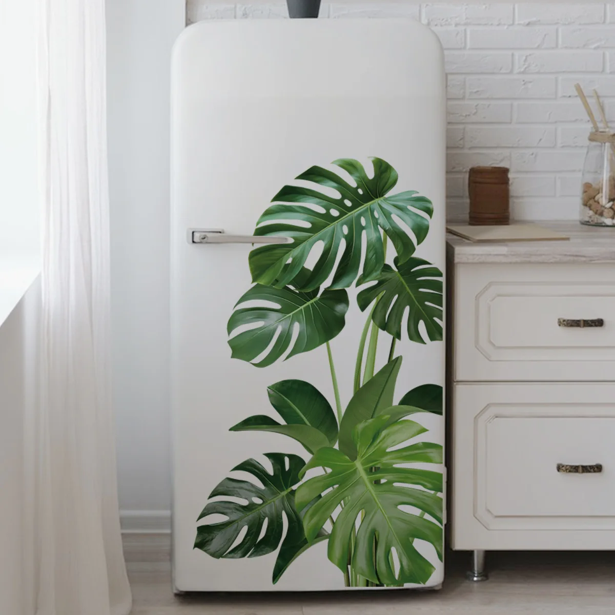 Large Monstera Leaf Wall Decal 5