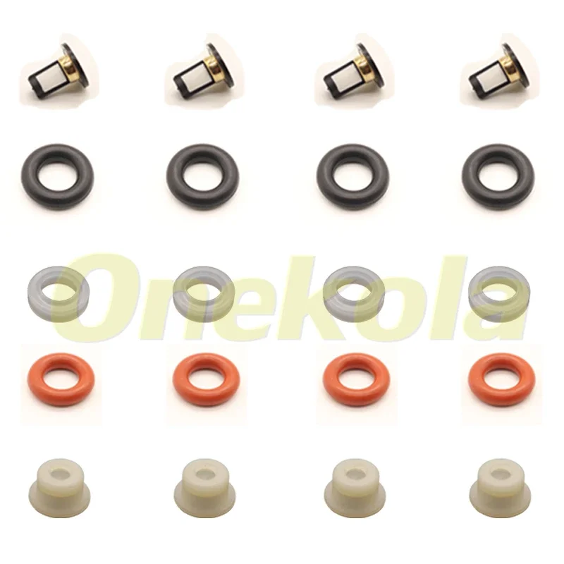 Fuel Injector Seal O-Ring Kit Seals Filters 16450-PWC-J01 For 2006-2014 Honda Civic 1.5L