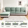 Jacquard Luxury Sofa Covers Elastic Sectional Sofa Seat Case Solid Colors Couch Covers for Sofas Living Room Chaise Lounge Pets 2