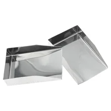 

4pcs Useful Powder Scoops Jewelry Diamond Shovels Stainless Steel Gems Shovels (Silver)