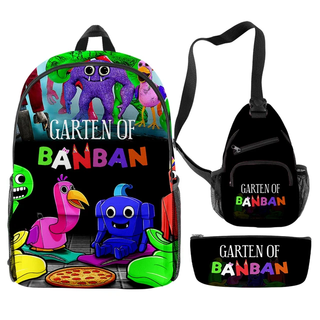 Garten of Banban Backpack Boys Girls Anime Cartoon Banban Kindergarten  Backpack Student Backpack Children's Backpack Schoolbag - AliExpress