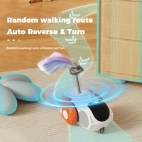 Electric pet Car Toy Remote Control Sports Self Entertainment Toy for Cats Dogs Interactive Playing Kitten Training Pet Supplies 3