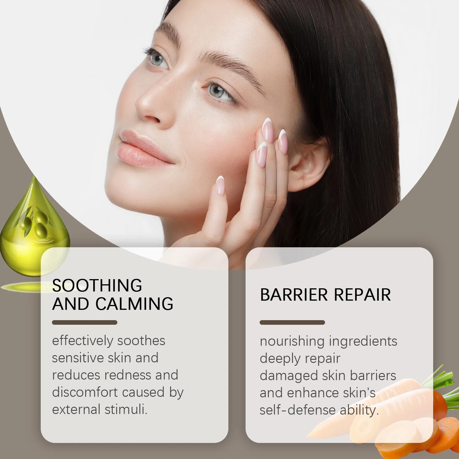 Carotene Skin Care Tablets Facial Repairing Skin Refreshing Not Tight Clean Pores 10ml skin care products