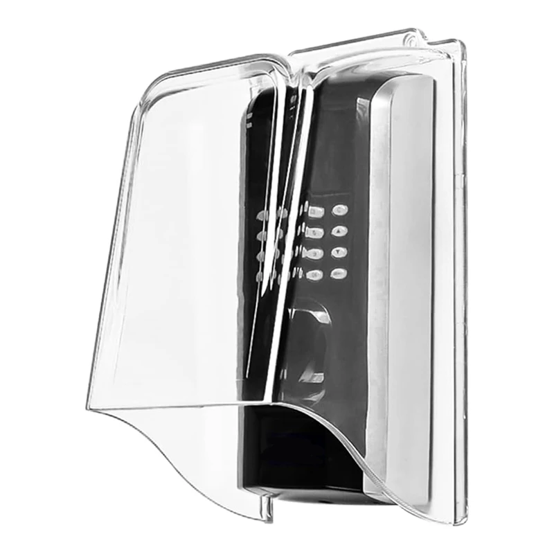 

Пластиковый удлиненный дождевик для дверного звонка из поликарбоната, прозрачный водонепроницаемый чехол для дверного звонка, погодозащищенный прочный протектор для дверного звонка