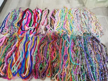 Grânulos De Vidro Misturados Para As Mulheres, Jóias DIY, 1000 Strand, 10mm, 20-30 Dias, 40PCs Cada Strand, M1000 Shipping