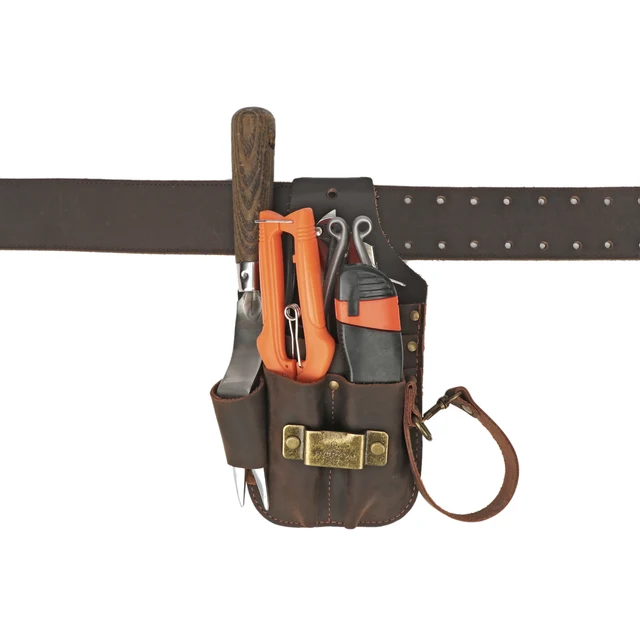 Borsa Da Cintura Per Utensili In Pelle - Con Porta Martello E Clip Per Metro, Per Professionisti E DIY - Foto 8