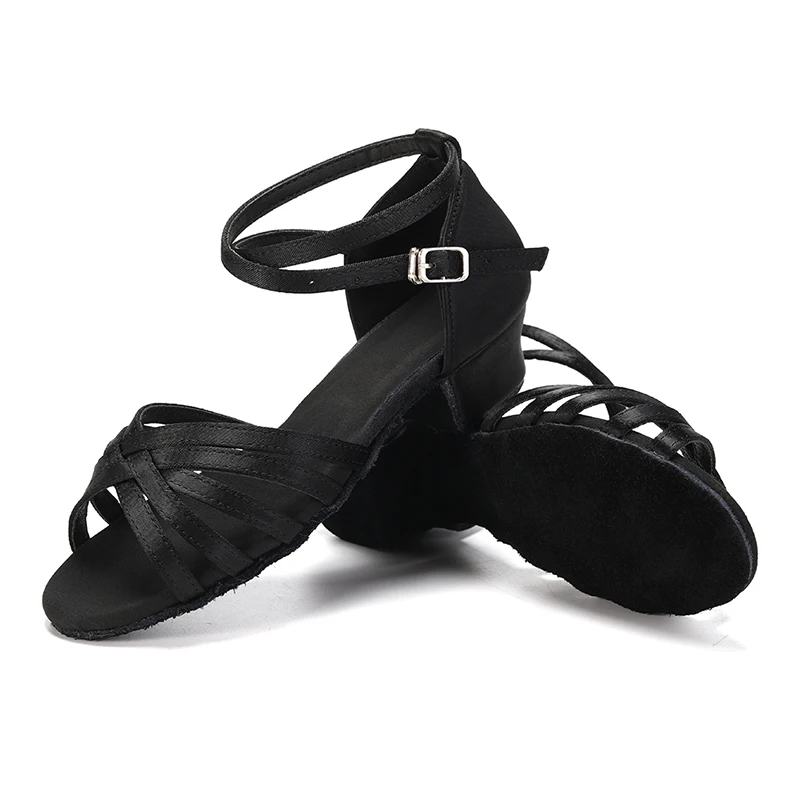 Girls Dance Shoes Kids Child Girl's Ballroom Latin Dance Shoes for Women Modern Jazz Dancing Shoes Training Shoes Salsa Sandals - 3