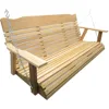 5' Natural Cedar Porch Swing,  Includes Chain & Springs 1