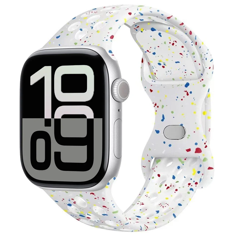 Breathable Soft Silicone Strap for Smartwatch - Versatile Size Options