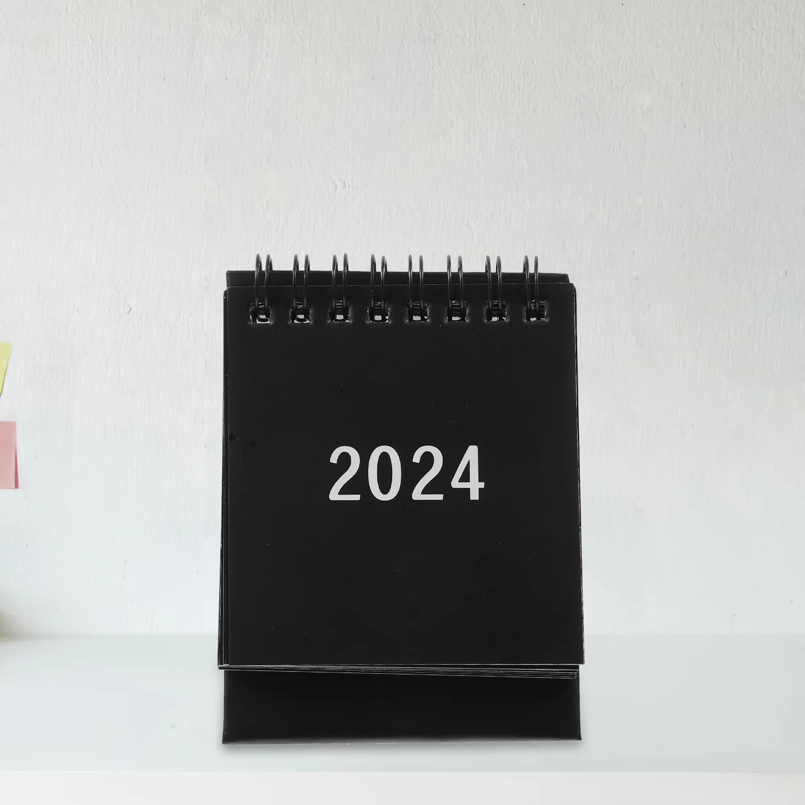 2024 Mini Desk Calendar Simple Desktop Planner (Morandi Black) (20239-202412) Small Paper Office Decorative Home Accessory