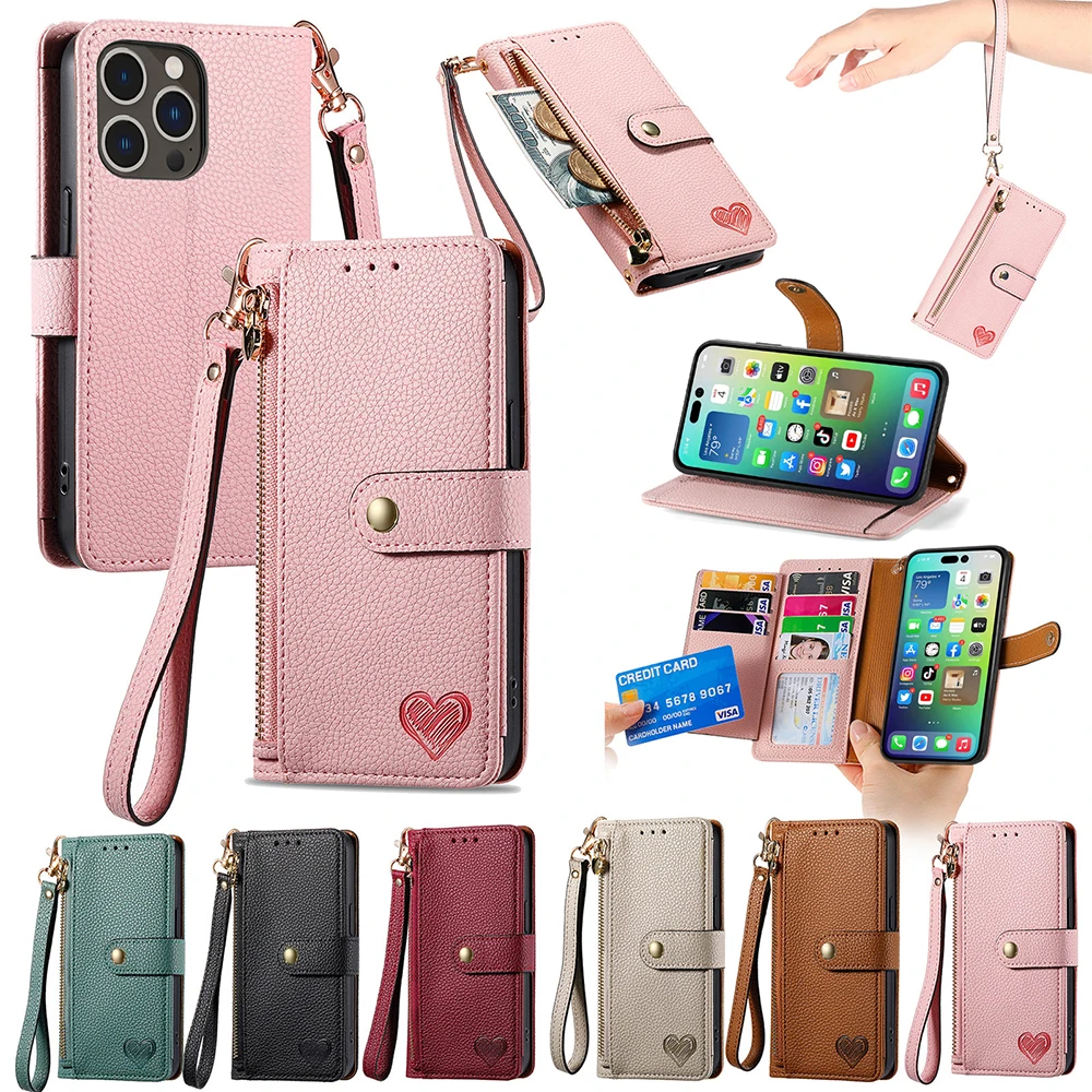 

Wallet Anti-theft Leather Case For vivo Y02S Y02A Y02 Y11 Y16 Y27 Y35+ Y35M+ Y35 Y55S Y78 Plus Y100 S16E S16 Zipper Wallet Cover