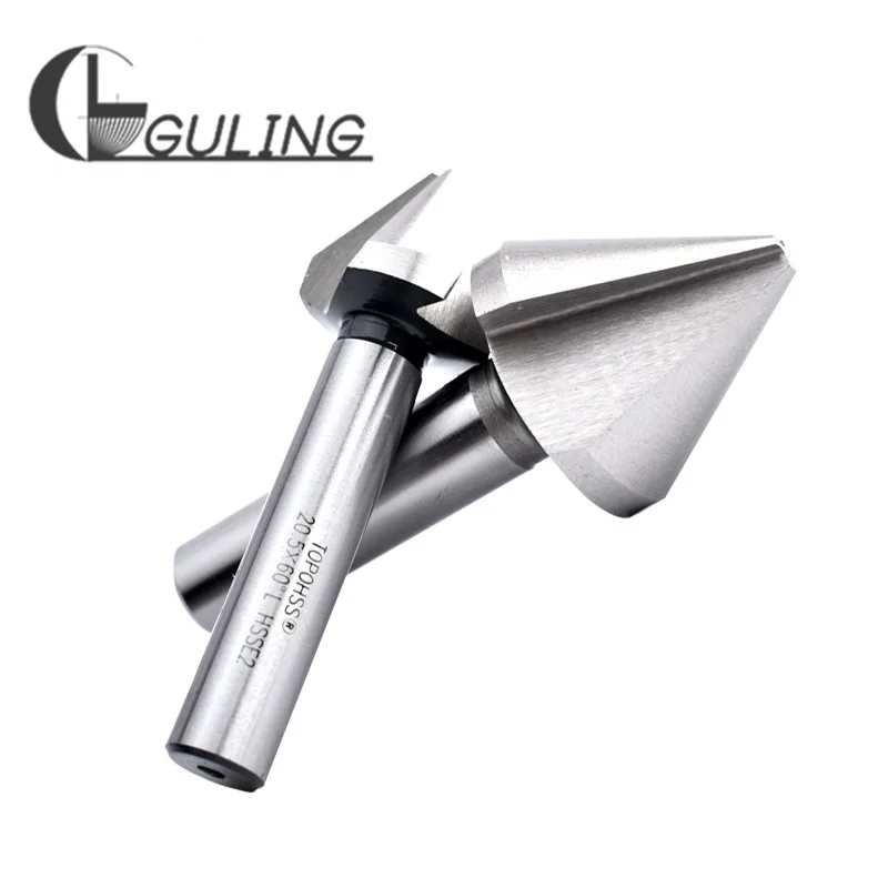 GULING 60° Three-Edged Chamfering Knife 6.3 8 10.4 12.5 16 20 25 30 31 35 40 50 60 Chamfering Artifact Deburring Dri