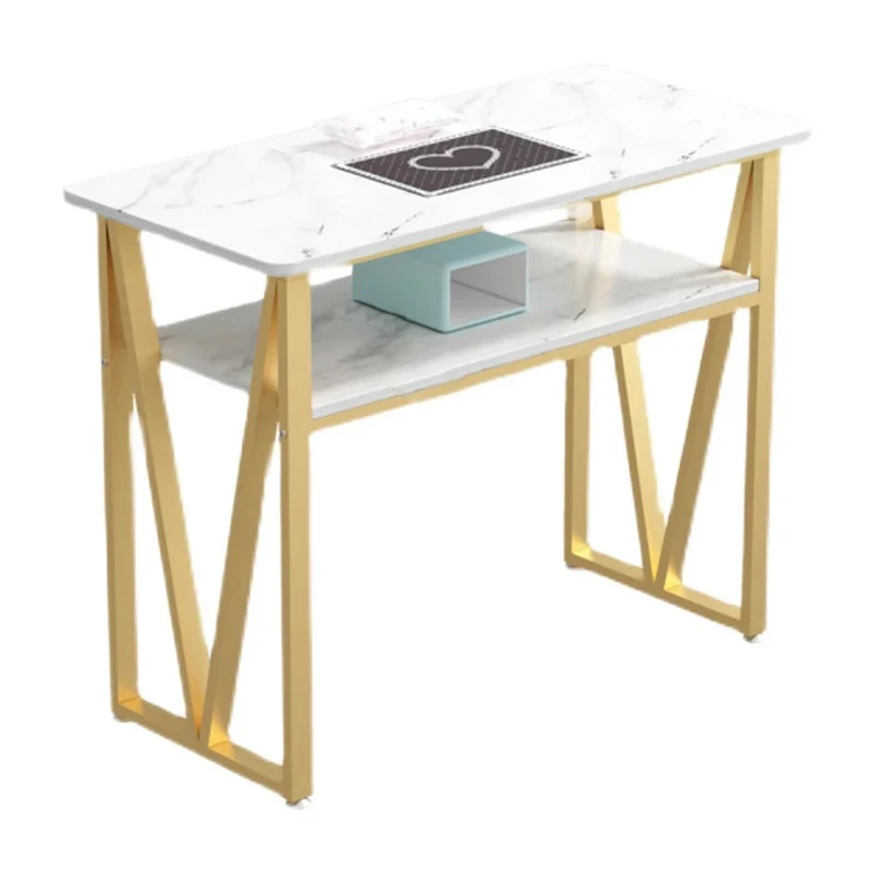 Modern Wrought Iron Manicure Tables For Commercial Furniture Nail Table Economical Design Manicure Store Simplicity Nail Station