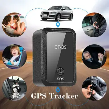 자동차 GPS 미니 TrackersGF-09 실시간 추적 도난 방지 로케이터, 강력한 자석 장치 로케이터, 분실 방지 로케이터, 자동차 액세서리