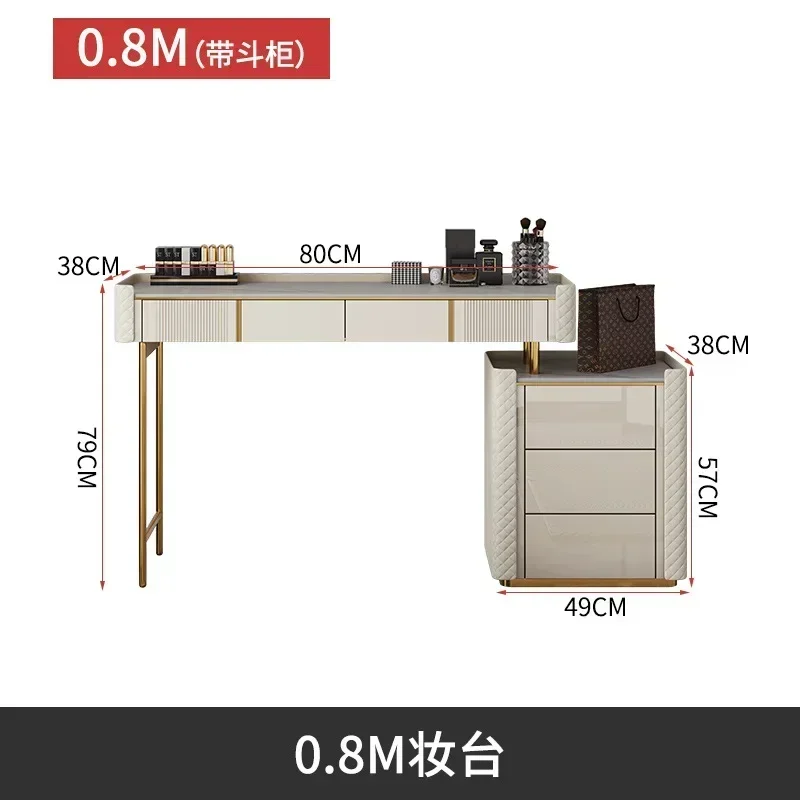 Tavolini da toeletta di lusso Specchio per cassetti per riporre la camera da letto Comò per trucco in legno Tavolo da toeletta Tocador Maquillaje Mobili per camera da letto