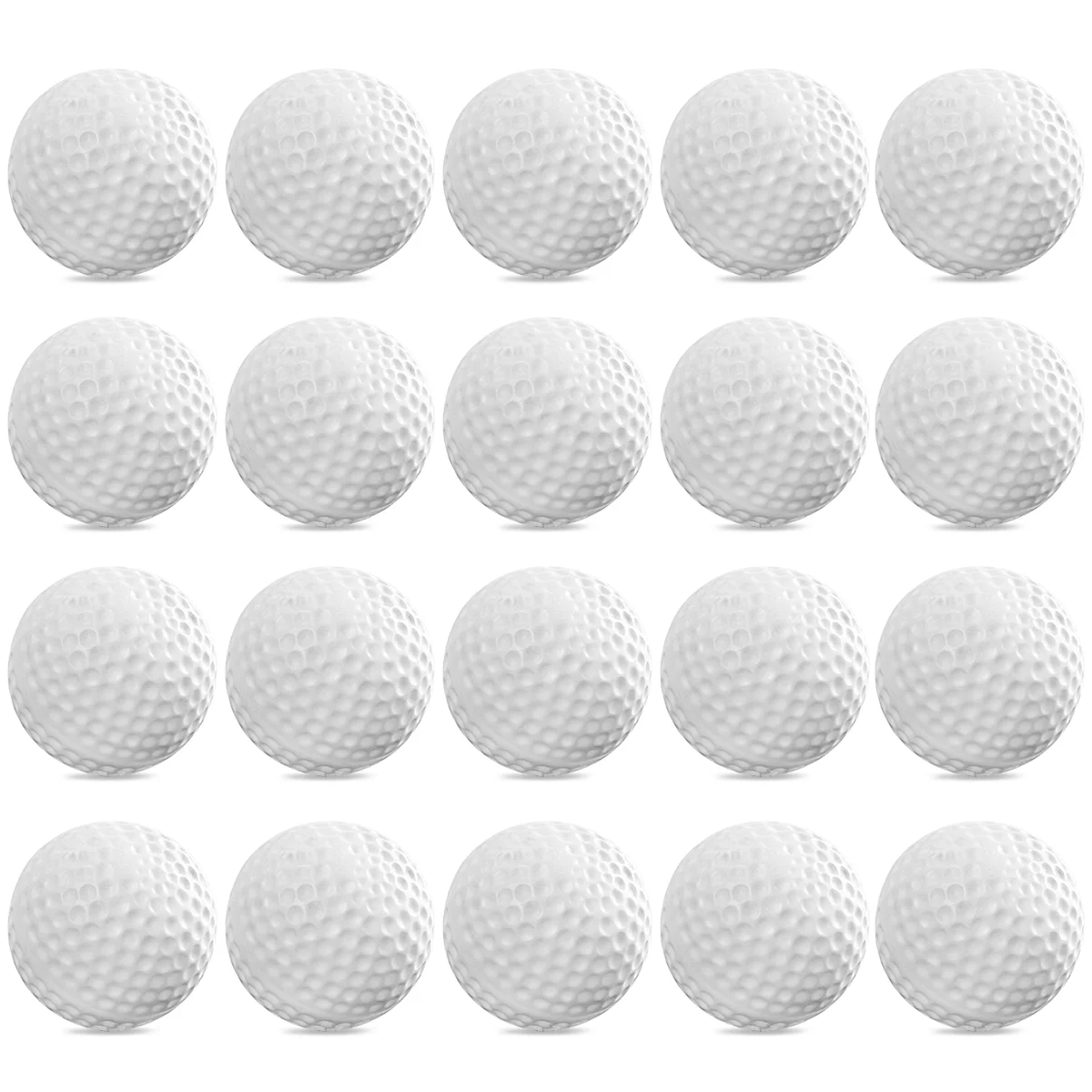 

Practice Hollow Practice Balls 24pcs, Training Hollow Practice Balls Lightweight Training Hollow Practice Balls for Driving