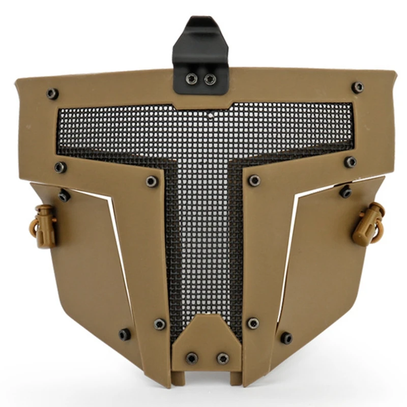 Military Tactical Mask Paintball Fast Helmet Mask Airsoft Paintball Face Mask Breathable Protective Airsoft CS Combat Game Mask