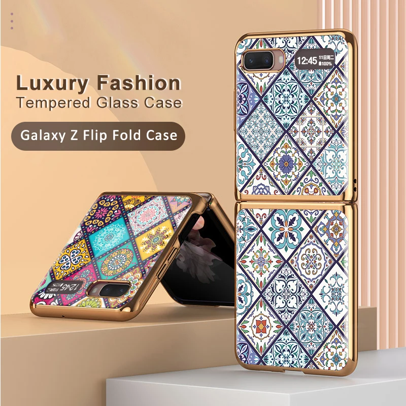 

Оригинальный чехол GKK для Samsung Galaxy Z Flip Fold 2 5G, противоударный чехол из закаленного стекла для Samsung Z Flip Fold 2 5G