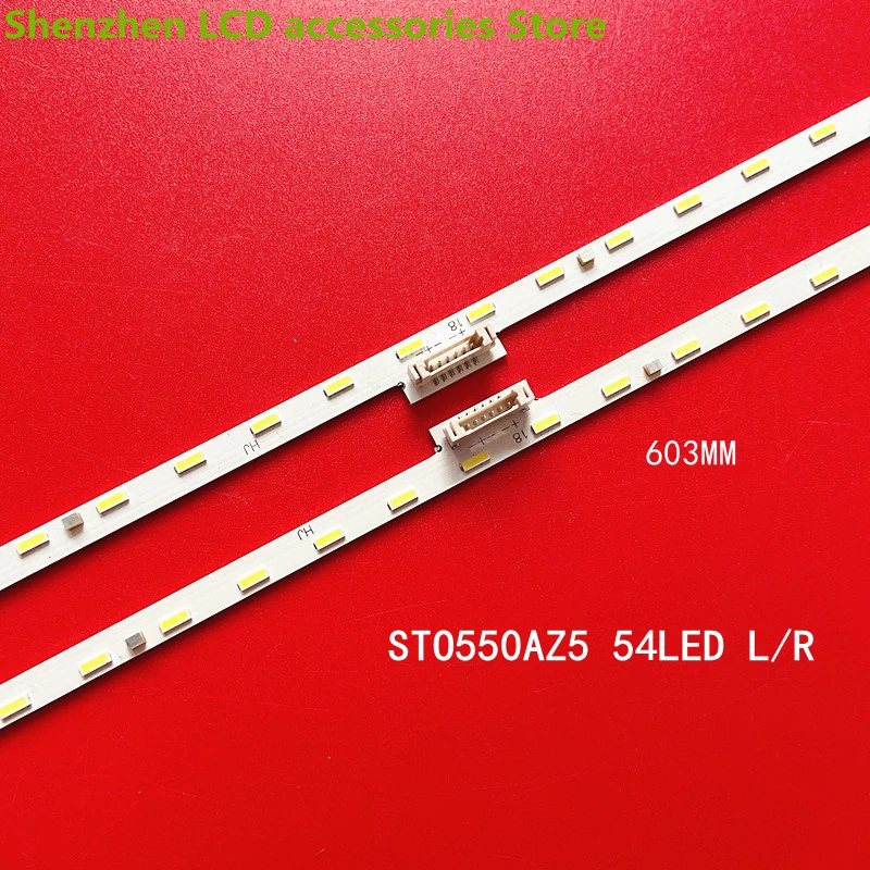54LED LED Backlight strips For XBR-55X850G V550QWME08 V550QWME06 734.02E05.0011 ST0550AZ5 REV00 181106 60.3CM