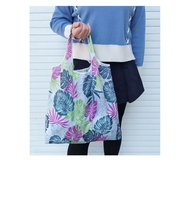 Eco-Friendly Floral Reusable Tote Bag