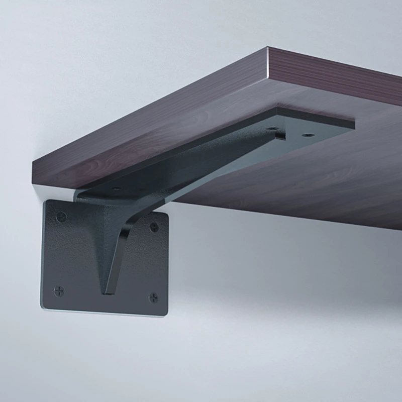 Pesado Suspender Suporte de Partição tv Armário Mármore Bancada Suporte Fixo Parede Triangular Ferro Quadro Placa Suporte