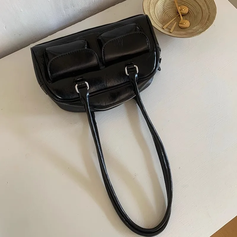 Trendy Women's Shoulder Bag Summer Autumn New Arrival Fashion Square Bag Versatile Crossbody Purse Cute Top Handle Bag