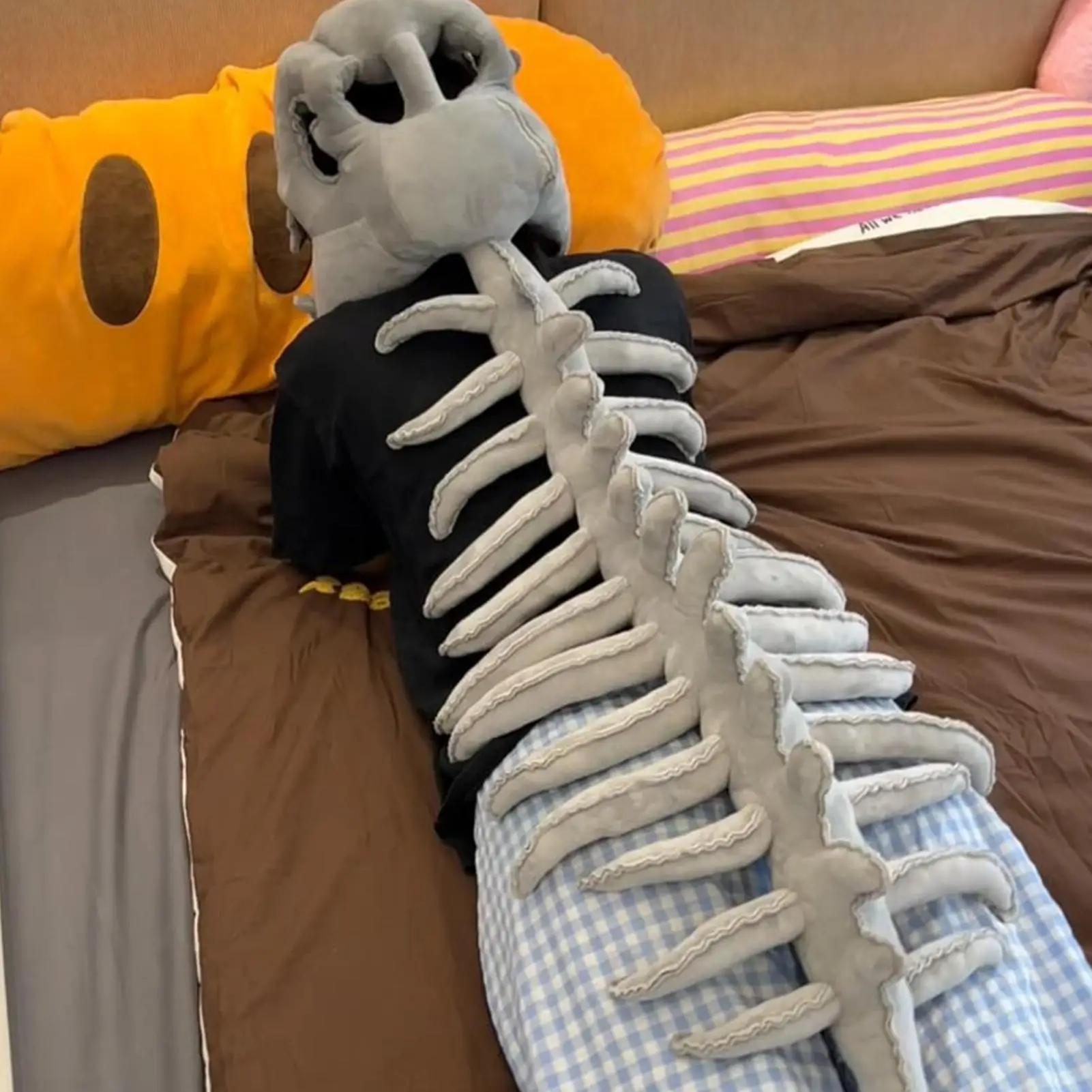 Dinosaur Headdress Spine Halloween Cosplay Supplies Realistic Dinosaur Skeleton Costume Set Role Play Props For Adults Kids