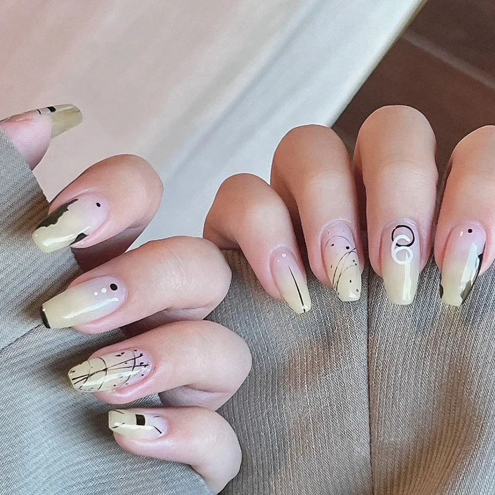 Long Coffin Nail Wearing Nail Plate 7