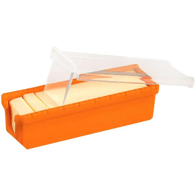 

Силиконовый контейнер для резки масла, коробка для легкой резки, резак для сыра, встроенный резак для нарезки, слайсер, контейнер-поднос с крышкой