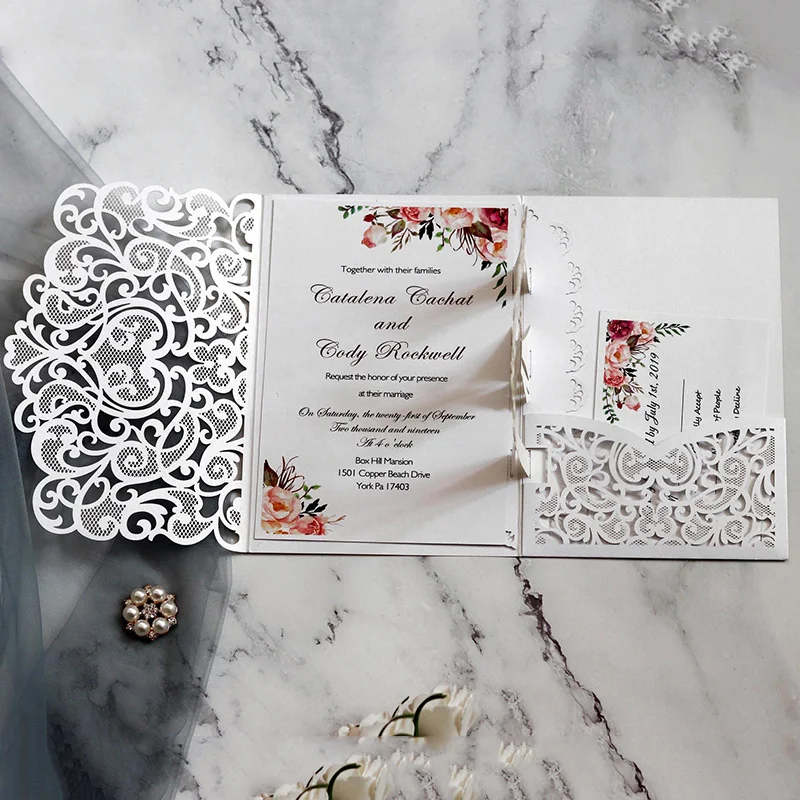 25/50pcs    ȥ ʴ ī 3D   źο Ŷ ̽ λ縻 ī  Ƽ ȣ ǰ