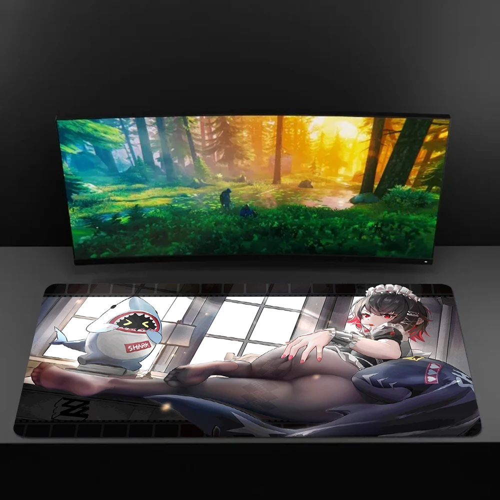 Zenless Zone Zero Character Mouse Pad High Elastic Non-slip Bottom R18+ Gaming Computer Mouse Pad
