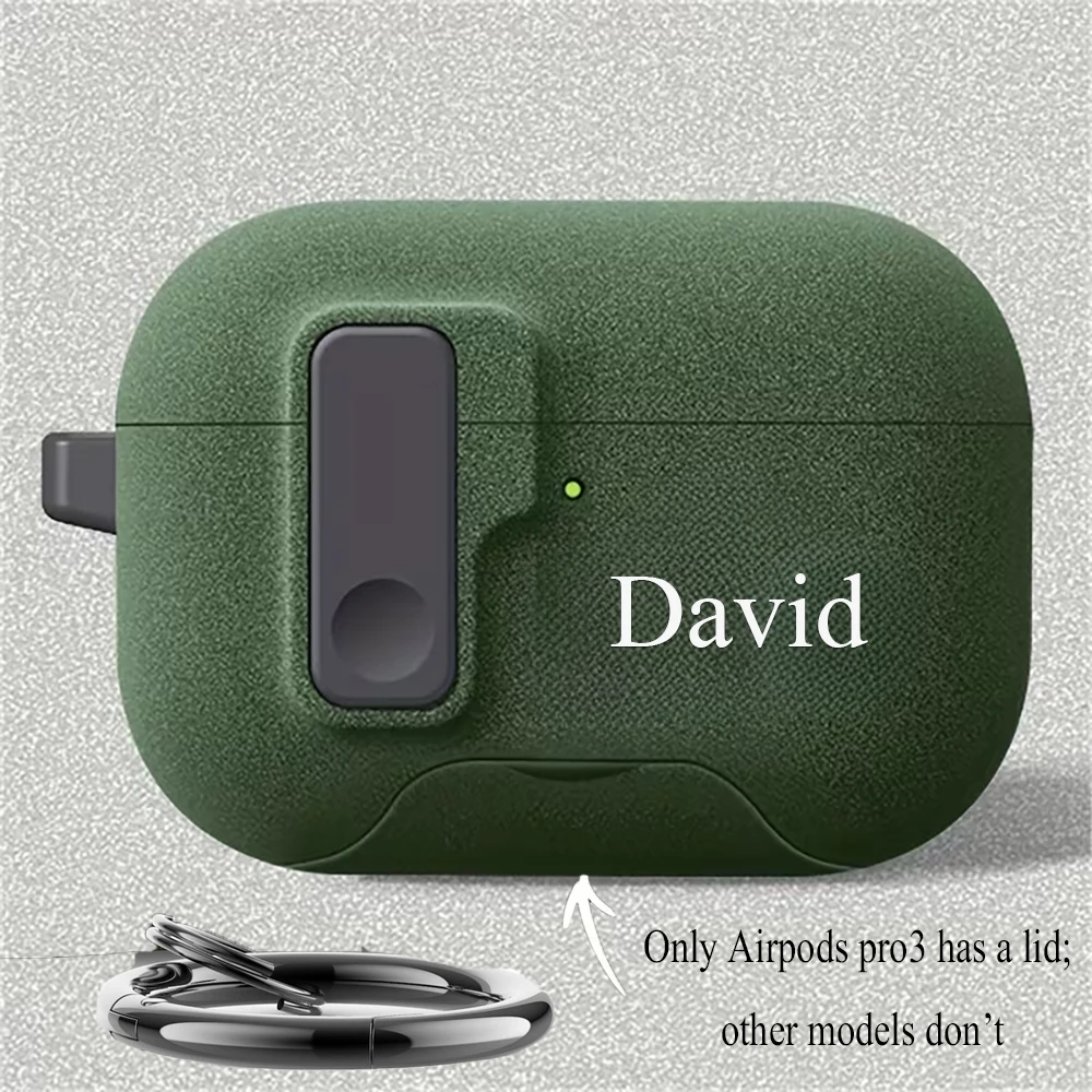 Customized UV Printed Name AirPods Protective Case - Anti-Lost Cover