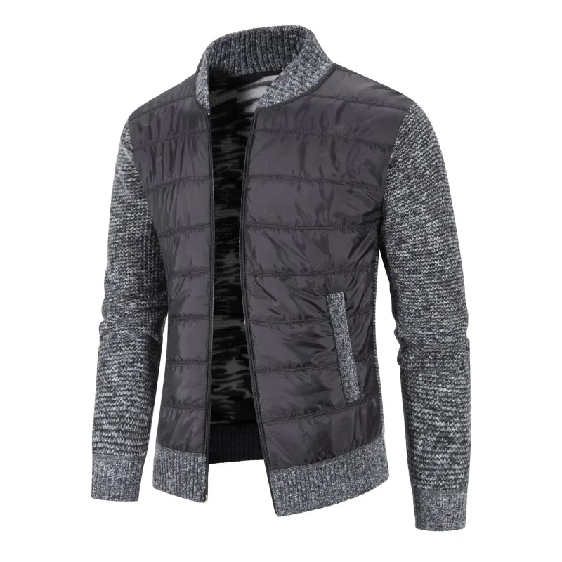 

Men Winter Sweatercoats Cardigans Sweaters Winter Clothes Good Quality Male Stand Collar Casual Cardigans Slim Fit Sweaters 3XL