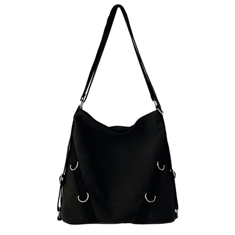 

Multifunctional Shoulder Bag for Women Student Book Bag Casual Canvas Crossbody Bag Handbag Large Capacity Bag