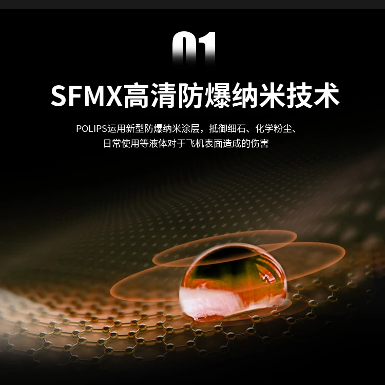 Description Picture 5 of itemGimbal Lens Sensor Protective Film For DJI Air 3S Special Protective HD Explosion-proof Nano Film Drone Accessories