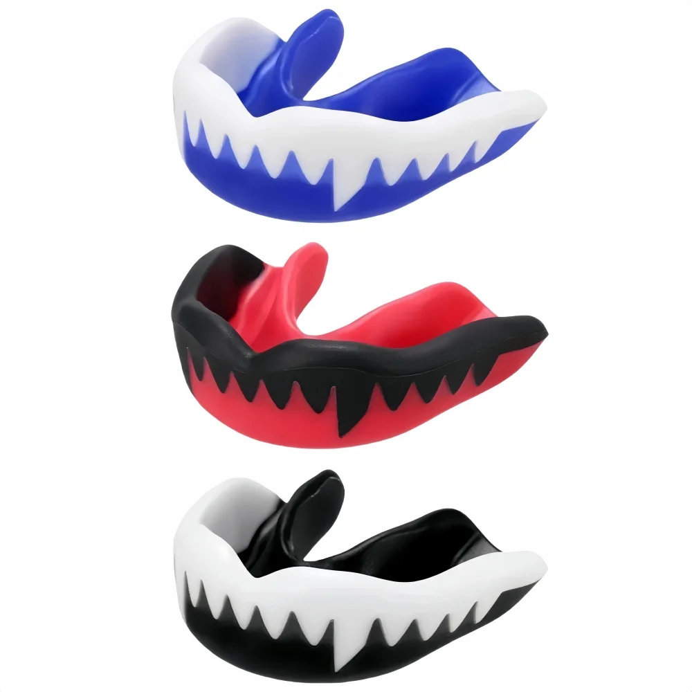Mouth Guard Boxing Gum Shield with Storage Box MMA Martial Arts Mouth Guard for Football Wrestling Hockey Lacrosse Boxing
