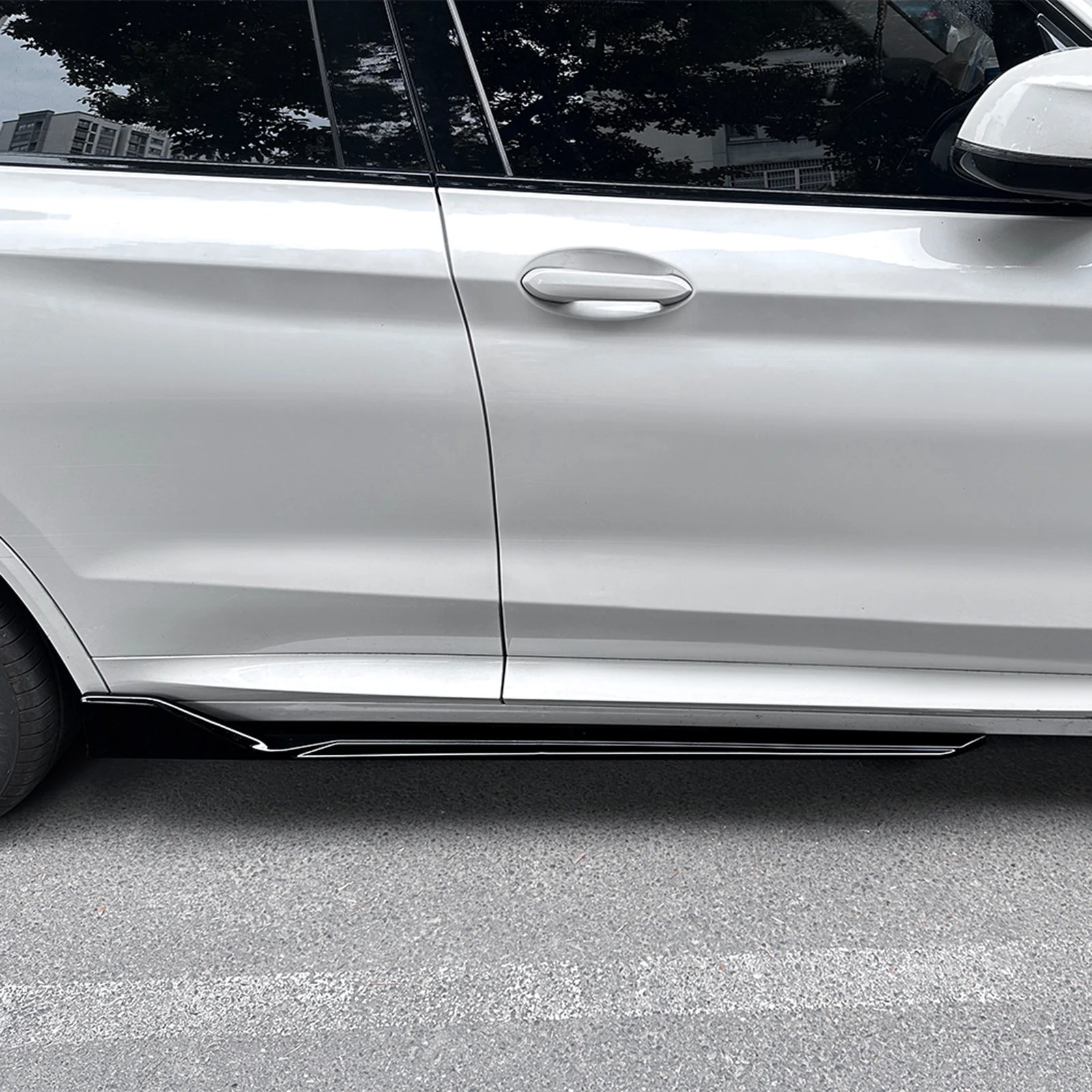 Side Skirts For BMW X4 2014-2024 - Gloss Black Rocker Panel Extensions
