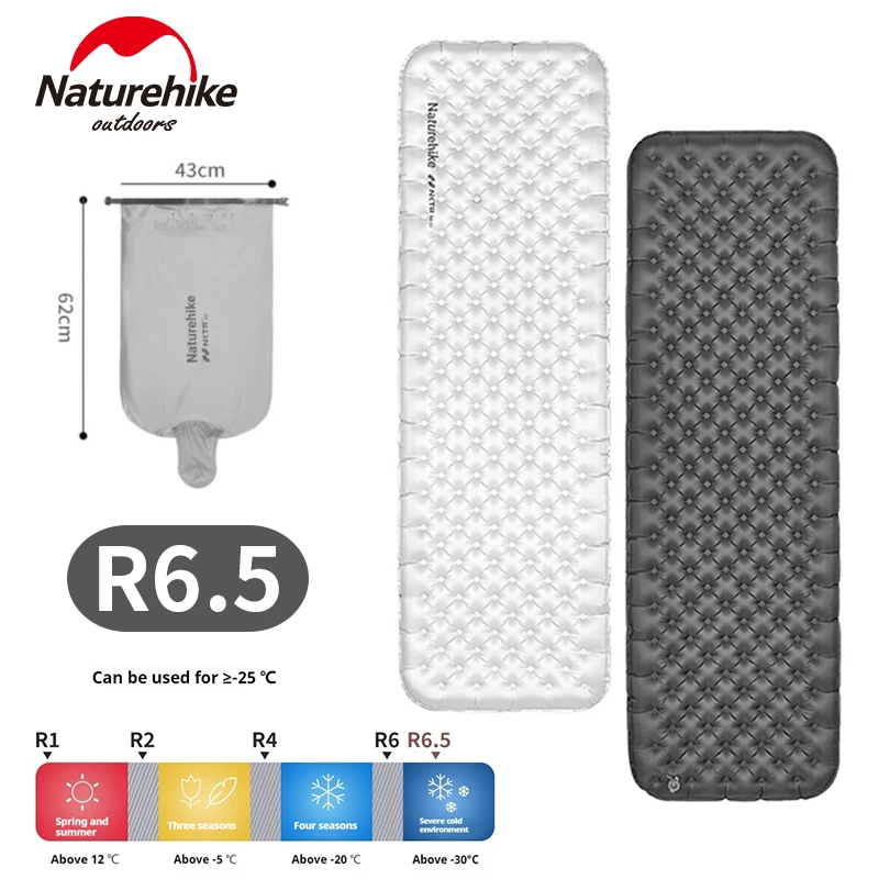 Naturehike R6.5 Gruby nadmuchiwany materac Ultralekki