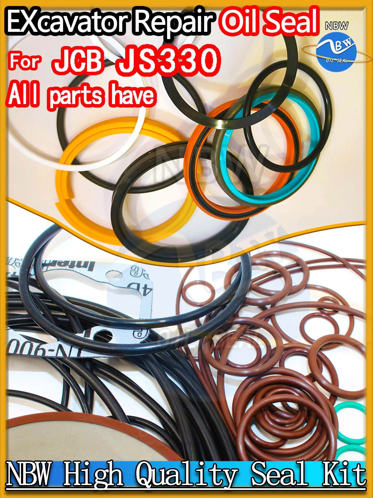 

Для JCB JS330 масляный сальник экскаватора Kit высококачественный ремонтный насос-экскаватор раскладушка Лопата Регулируемая поворотная Шестерня центральный шарнир прокладка NBR