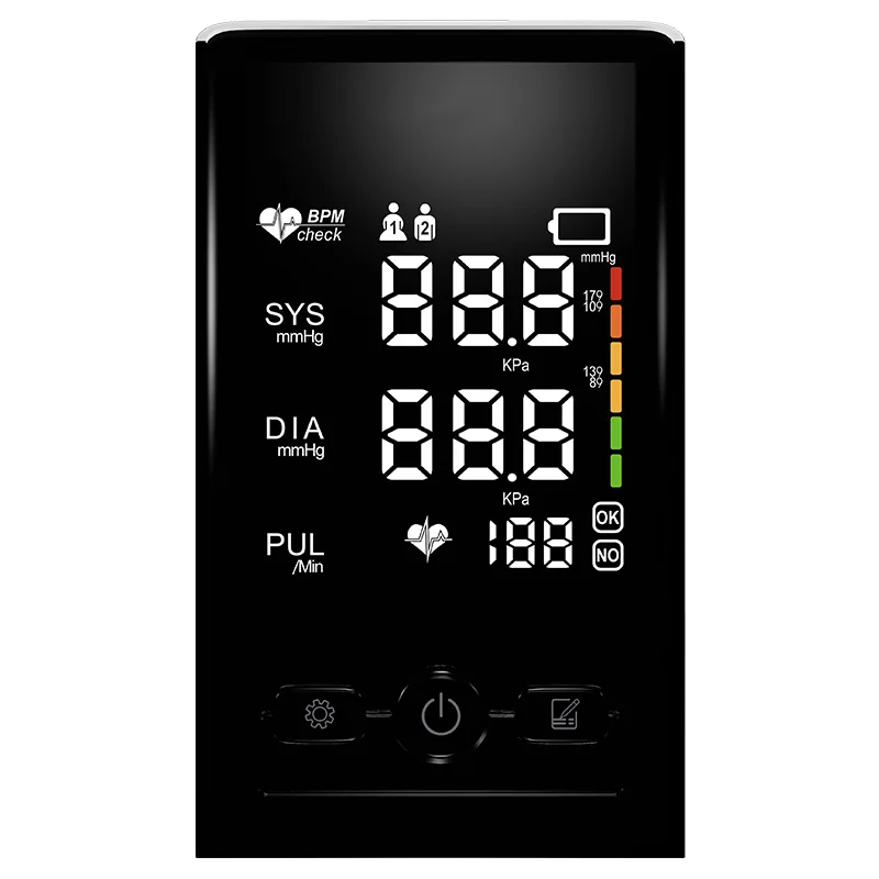 Men's And Women's Intelligent Blood Pressure Scoring Measurement Large LED Display Household Upper Arm Type Electro