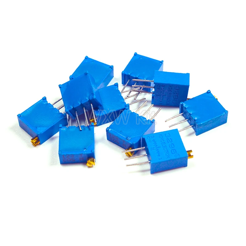 3296W 3296 Trimpot Trimmer Potentiometer 10pcs 50 100 200 500 Ohm 1K 2K 5K 10K 20K 50K 100K 200K 500K 1M Ohm 103 100R 200R 500R trimmer potentiometer