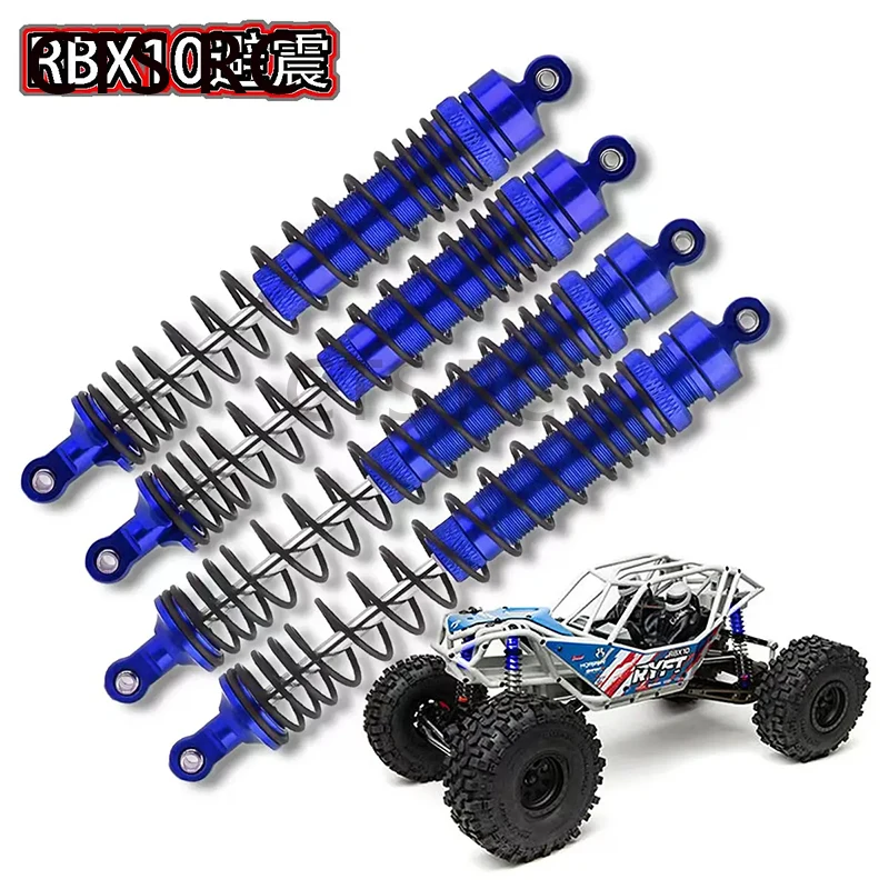 

4pcs Axial 1/10 RBX10 Ryft 4WD Metal Shock Absorber Front Rear For RC Car Metal Shock Absorber Rock Crawler