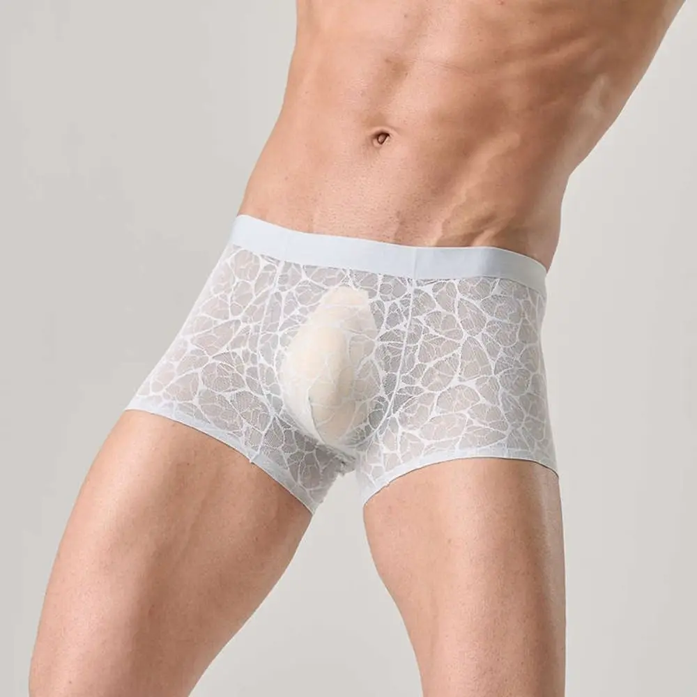 Men's Quick Dry Lace Mesh Boxer Briefs